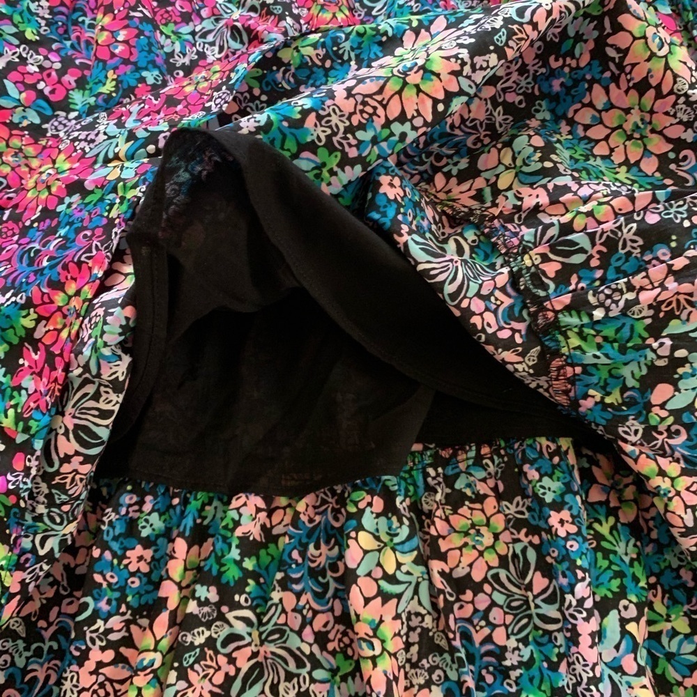 LILLY PULITZER Medium Tammie off the shoulder dress Multi Feeling Fintas… - Picture 15 of 16